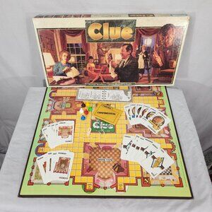Vintage 1986 1992 Clue Classic Detective Board Game Parker Brothers Complete